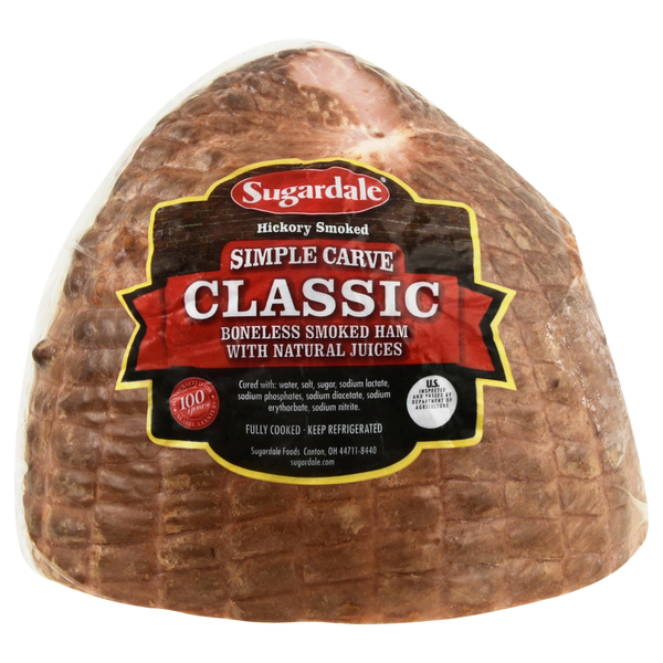 Sugardale Simple Carve Classic Boneless Hickory Smoked Ham
