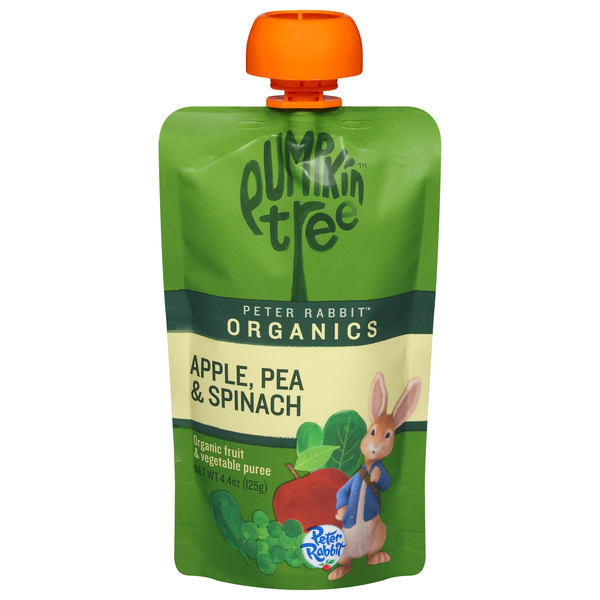 Pumpkin Tree Peter Rabbit Organics Pea Apple & Spinach Puree