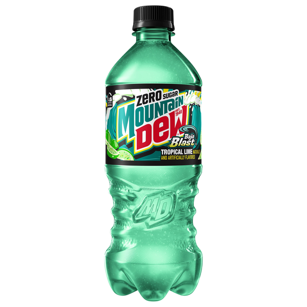 Mtn Dew Zero Sugar Baja Blast Soda
