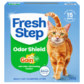 Fresh Step Odor Shield Clumping Febreze Gain Original Multi-Cat Litter