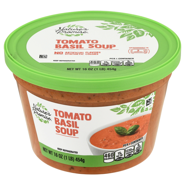 Nature's Promise Tomato Basil Soup Refrigerated