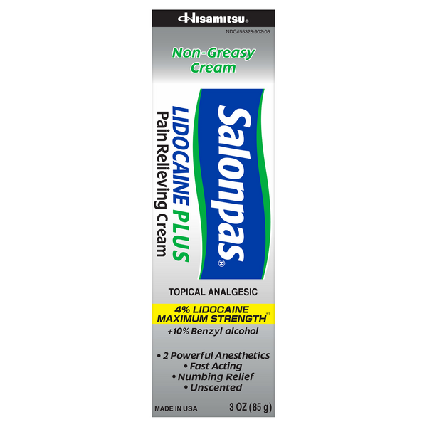 Salonpas Lidocaine Plus Pain Relieving Cream