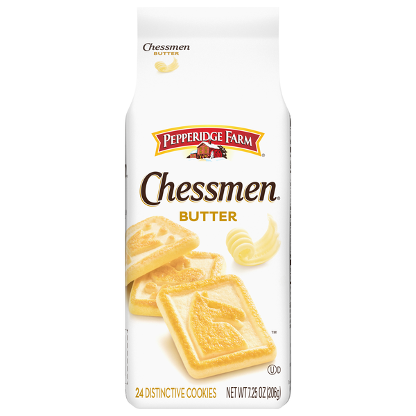 Pepperidge Farm Chessmen Butter Cookies - 24 ct