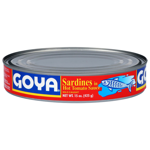 Goya Wild Caught Sardines in Hot Tomato Sauce