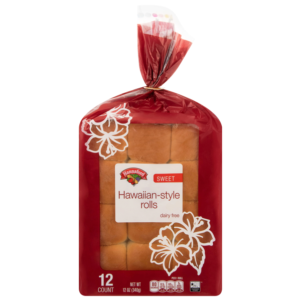 Hannaford Hawaiian-Style Sweet Rolls - 12 ct