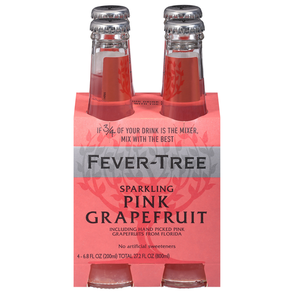 Fever-Tree Sparkling Pink Grapefruit Mixer - 4 pk