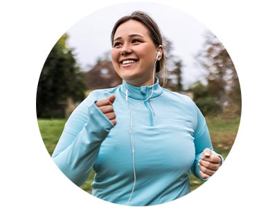 girl running