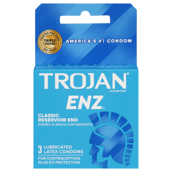 Trojan ENZ Lubricated Latex Condoms