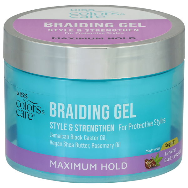 Kiss Colors & Care Maximum Hold Braiding Gel