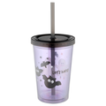 Smart Living Halloween Straw Tumbler Bats Let's Hang