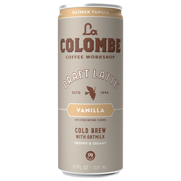 La Colombe Oat Milk Vanilla Draft Latte Coffee Beverage