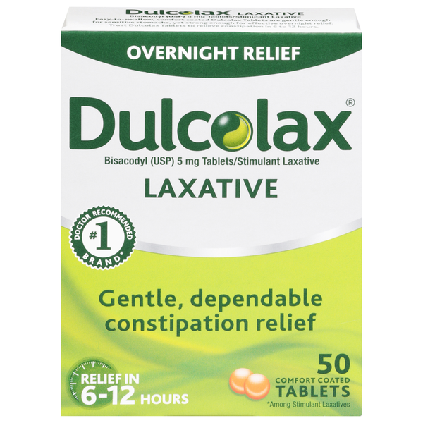 Dulcolax Overnight Laxative 5 mg Comfort Coated Tablets