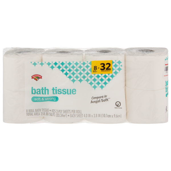 Hannaford Soft & Strong Toilet Paper Mega Rolls 2-Ply