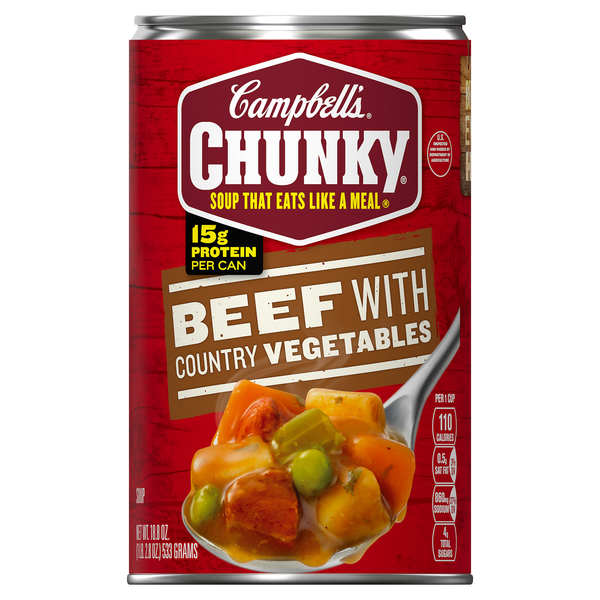Campbell's Chunky Beef with Country Vegetables Soup