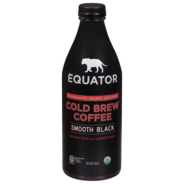Equator Organic Smooth Black Cold Brew Coffee Refrigerated