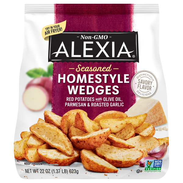 Alexia Seasoned Homestyle Red Potato Wedges Frozen