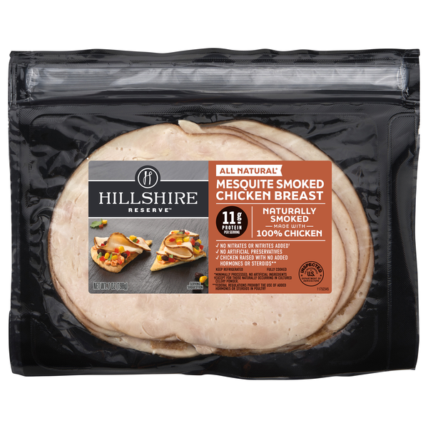 Hillshire Reserve Fully Cooked Mesquite Smoked Chicken Breast Sliced