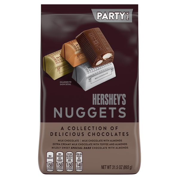 Hershey's Nuggets Chocolate Candy Assortment Party Pack