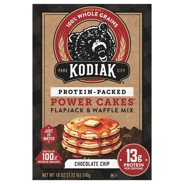 Kodiak Power Cakes Chocolate Chip Protein Flapjack & Waffle Mix