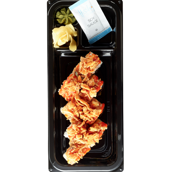 Hissho Sushi Frank's RedHot Crunchy Buffalo Chicken Roll Cooked (Avail. 11am - 7pm)