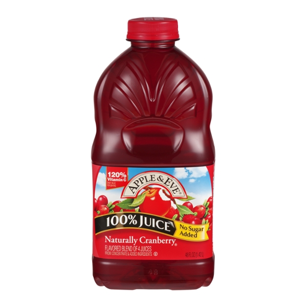 Apple & Eve 100% Cranberry Juice Calcium Fortified No Sugar Added