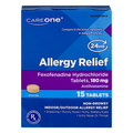 CareOne 24HR Allergy Relief 180 mg Tablets