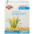 Hannaford Butter Microwave Popcorn - 12 ct