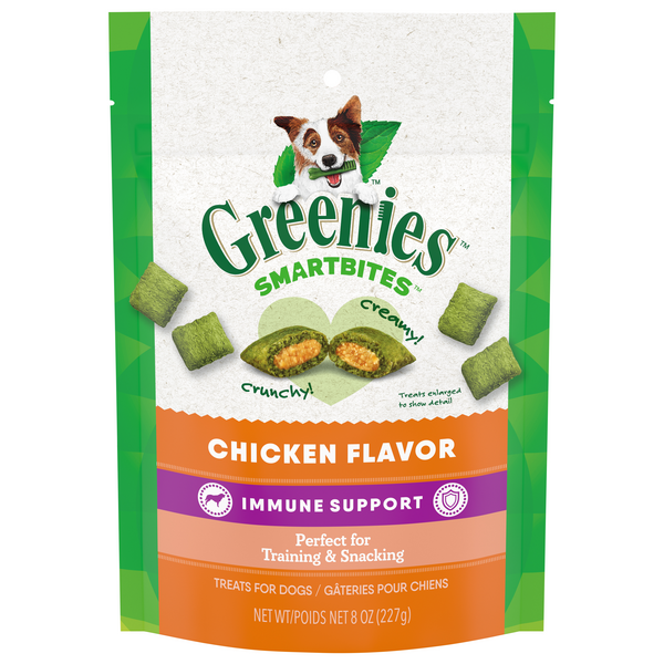 GREENIES SMARTBITES Immune Support Chicken Training Adult Dogs Treats