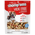 Chomp'ems Hide Free Chicken Small Knot Bones Dog Treats - 20 ct