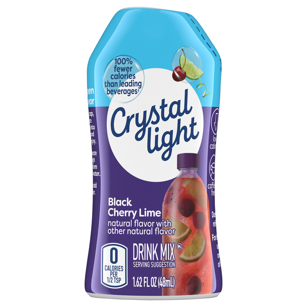 Crystal Light Black Cherry Lime Liquid Water Enhancer Drink Mix