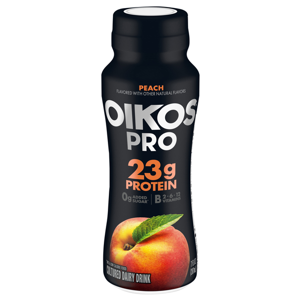 Oikos PRO 23g Protein Peach Cultured Dairy Drink