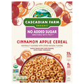 Cascadian Farm Organic No Added Sugar Cinnamon Apple Whole Grain Cereal