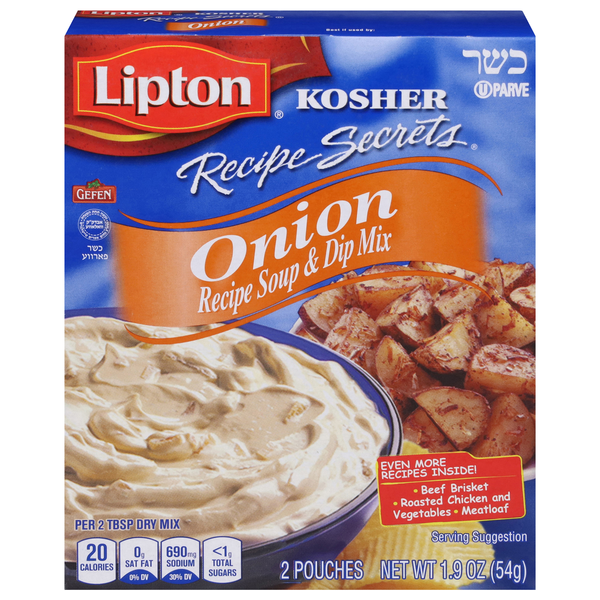 Lipton Recipe Secrets Onion Soup & Dip Mix Kosher For Passover - 2 ct