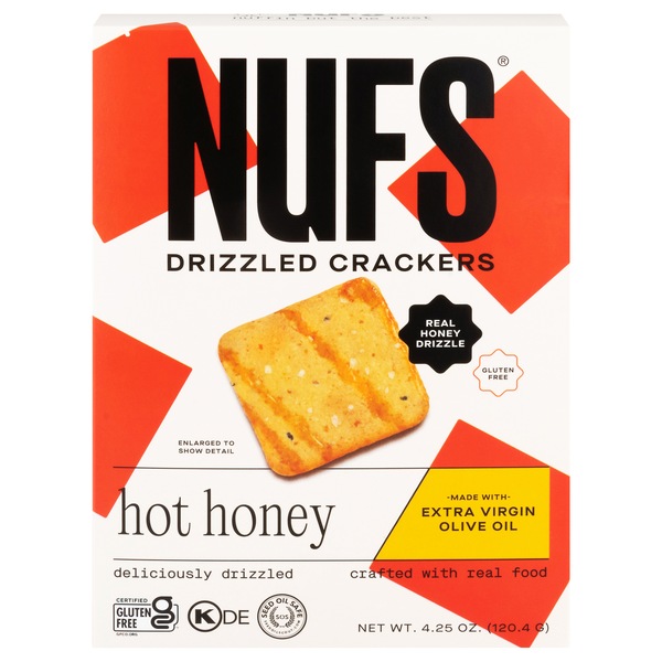 Nufs Gluten Free Hot Honey Drizzled Crackers