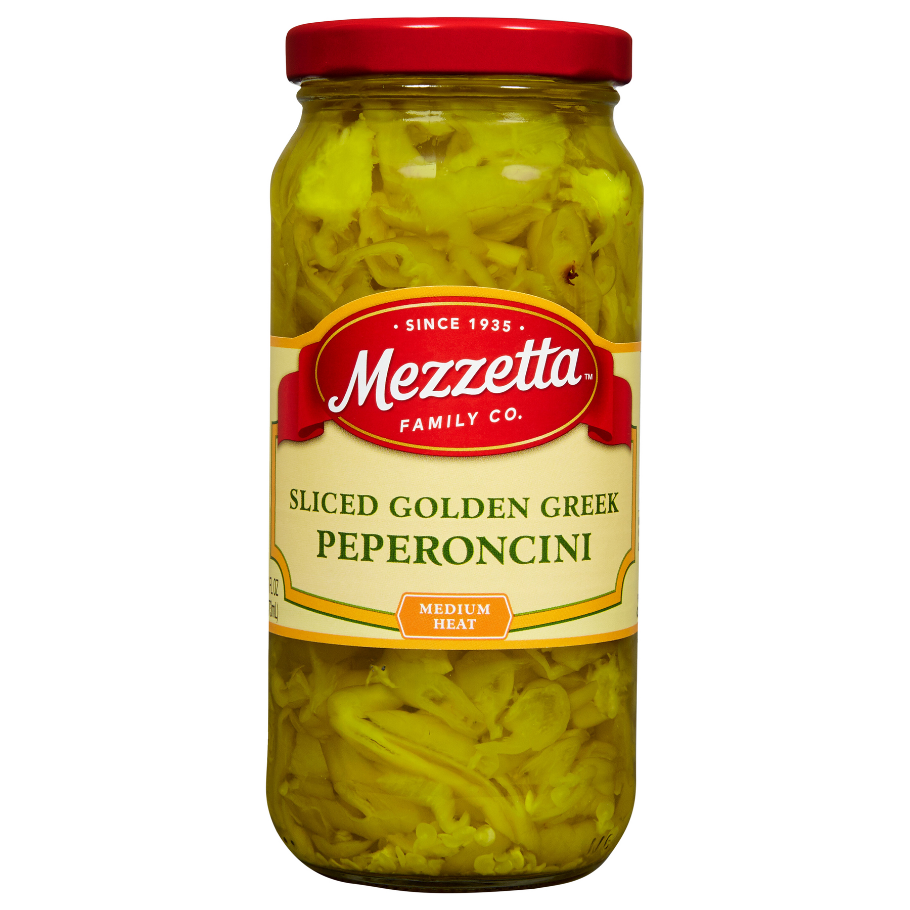 Mezzetta Mezzetta Peperoncini Golden Greek Sliced