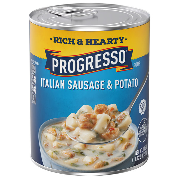 Progresso Rich & Hearty Gluten Free Italian Sausage & Potato Soup