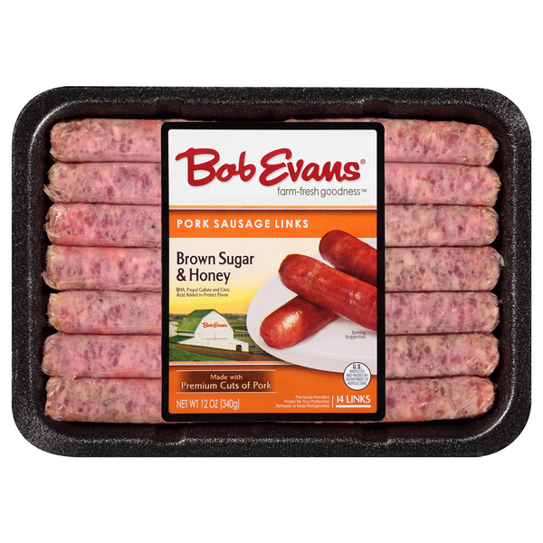 Bob Evans Brown Sugar & Honey Pork Breakfast Sausage Links - 14 ct