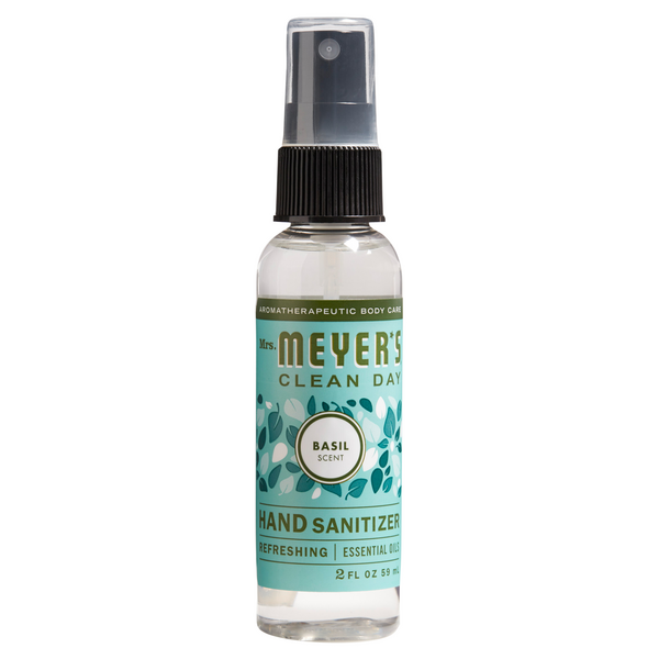 Mrs. Meyer's Clean Day Hand Sanitizer Basil Scent (Travel Size)