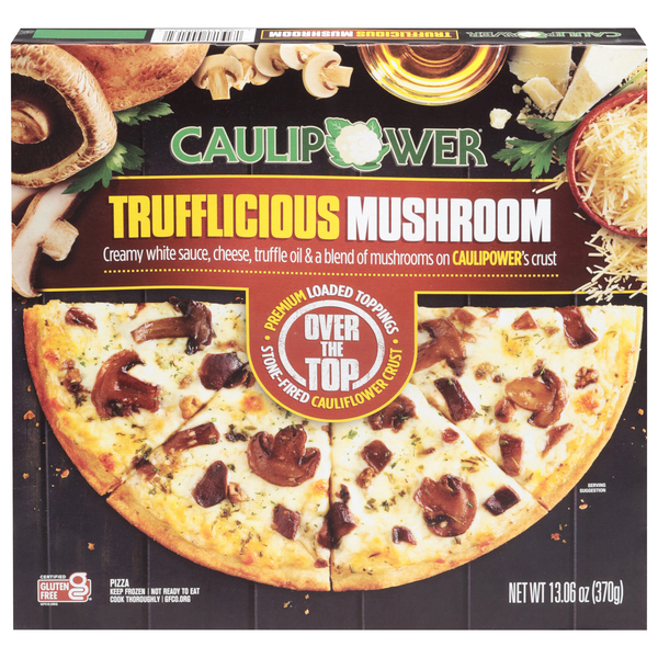 Caulipower Gluten Free Cauliflower Crust Trufflicious Mushroom Pizza