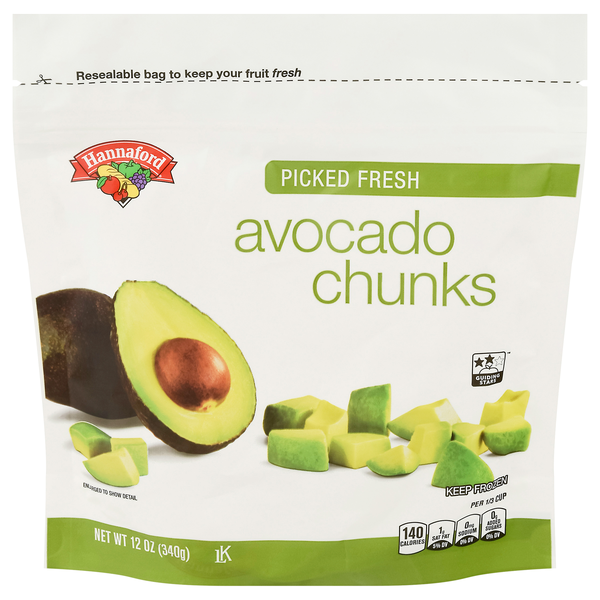 Hannaford Picked Fresh Avocado Chunks Frozen