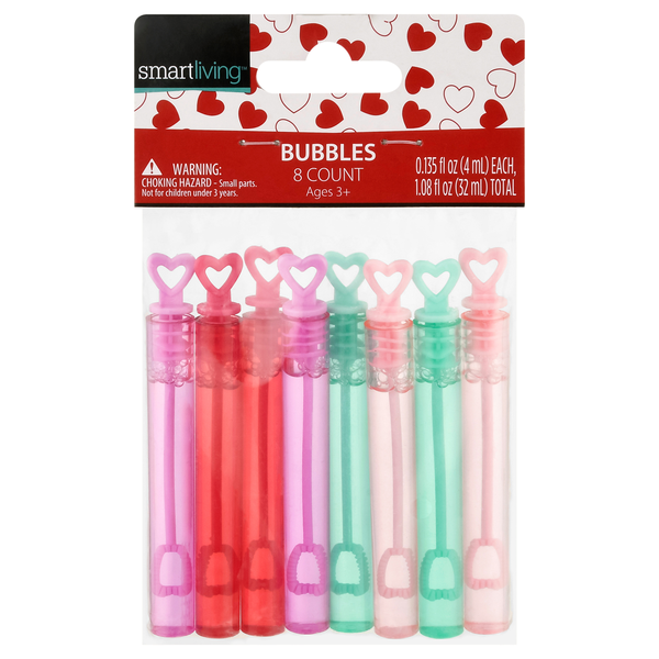 Smart Living Valentine's Day Bubbles - 8 ct