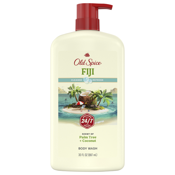 Old Spice Men Fiji with Palm Tree Body Wash Pump