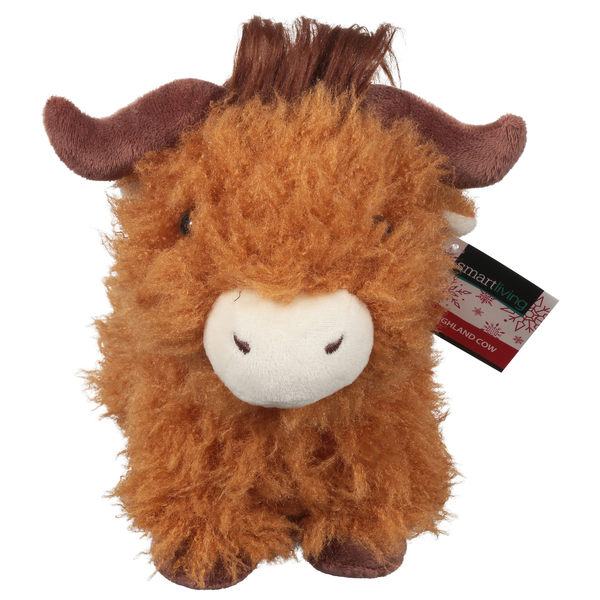 Smart Living Christmas Plush Highland Cow