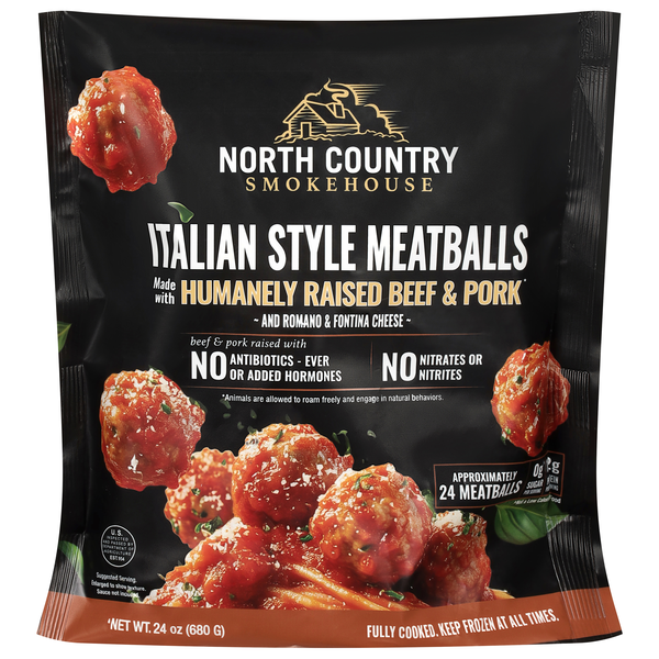 North Country Smokehouse Fully Cooked Italian Style Meatballs Frozen