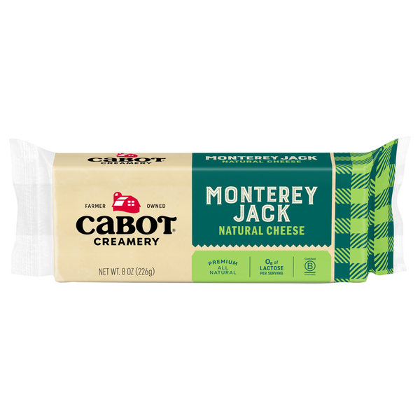 Cabot Creamery Natural Monterey Jack Cheese Block