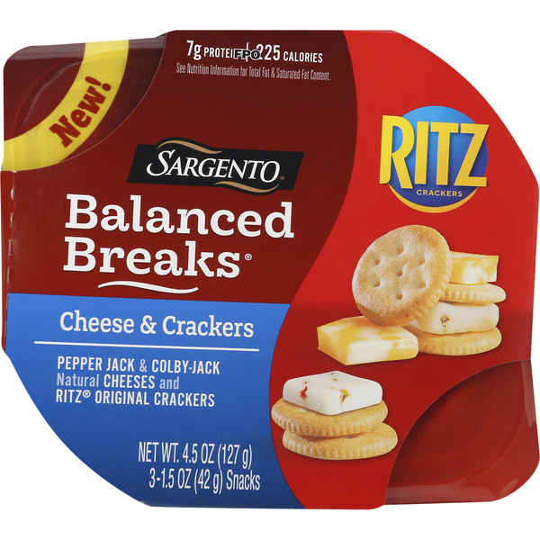 Sargento Balanced Breaks Pepper Jack Cheese & Ritz Crackers Snack