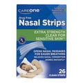 CareOne Nasal Strips Extra Strength Clear for Sensitive Skin