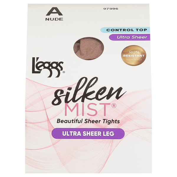 L'eggs Silken Mist Nude A Ultra Sheer Leg Beautiful Tights
