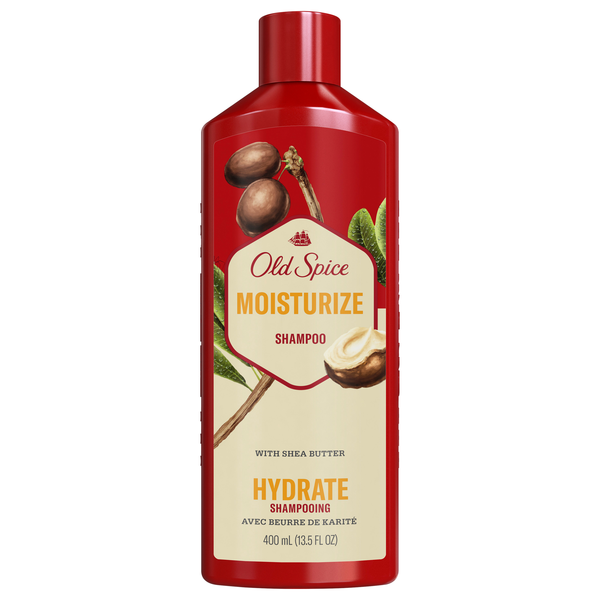 Old Spice Moisturize Shampoo with Shea Butter