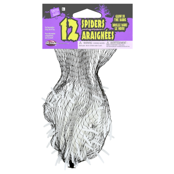 Save on Fun World Glow in The Dark Spiders Order